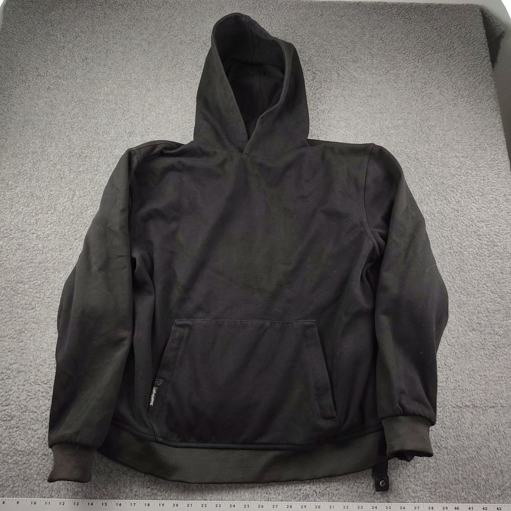 NBT Clothing Armored Hoodie Mens XL TensileTough Motorcycle Black Padded EUC